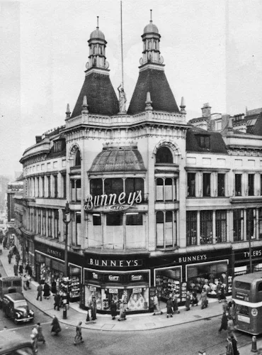 Bunney's Department Store, Church Street and Whitechapel, 1950s