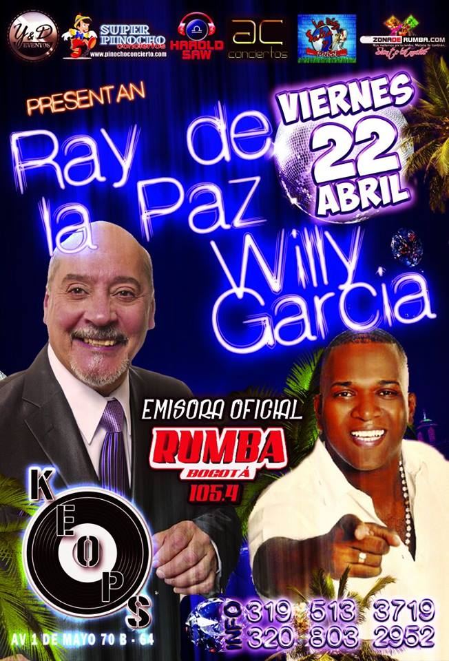 Ray de la Paz y Willy Garcia Salsamor 100 Salsa