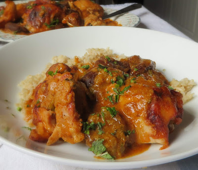 Tagine of Chicken with Apricots & Mint