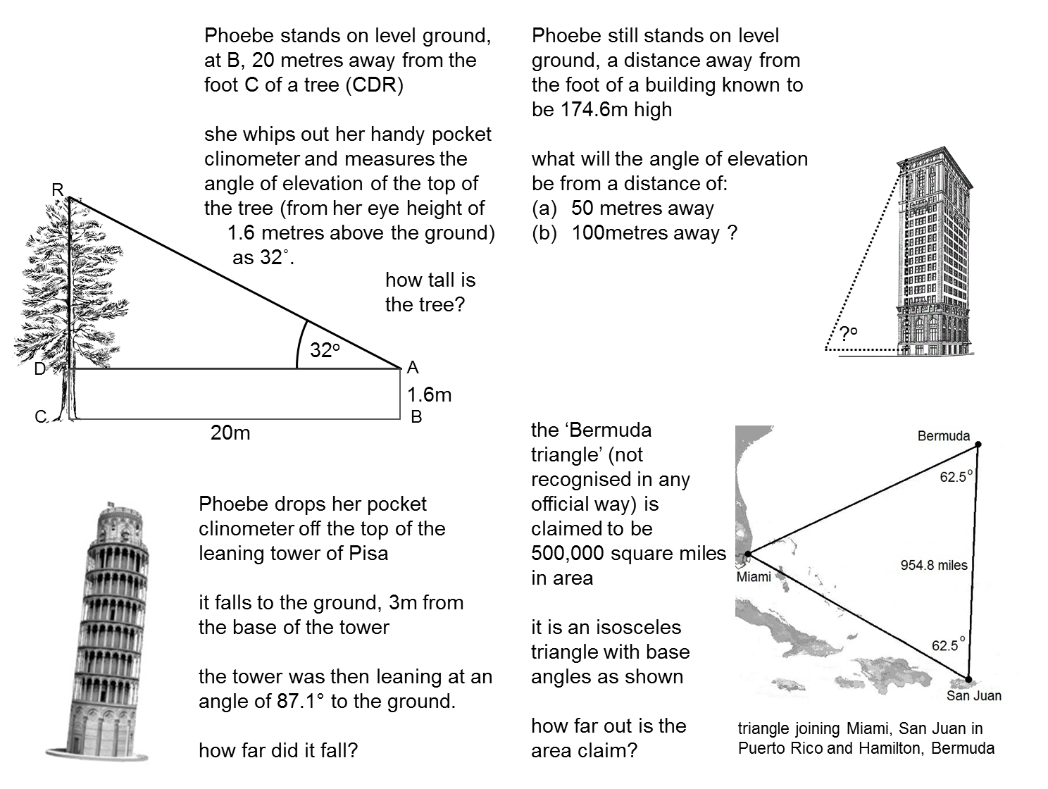 Resourceaholic: Teaching Trigonometry Regarding Trigonometry Word Problems Worksheet