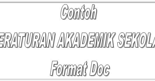 Jembatan Profesionalisme Guru Contoh Peraturan Akademik