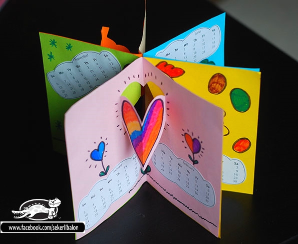 Sekerli Balon Cocuk Takvimi 2017