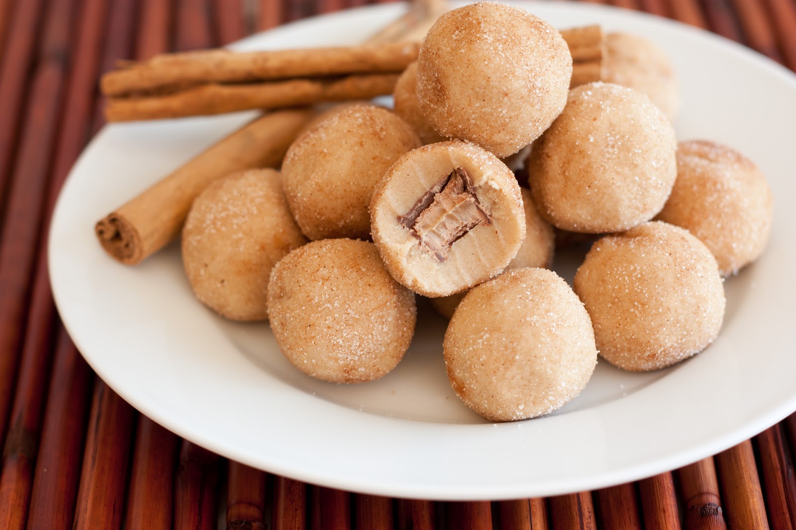 Rolo Stuffed Snickerdoodle Cookie Dough Bites Healty Food Recipes