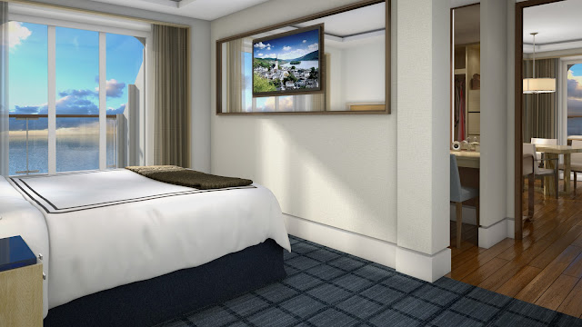 1 of 3: Explorer's Suite measure between 757 - 1,163 sq. ft. Photo: © Viking Cruises. Unauthorized use is prohibited.