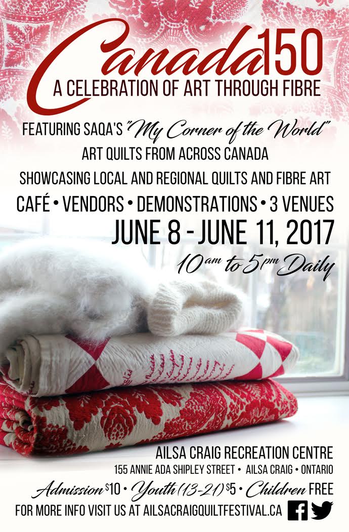 SAQA Atlantic Canada SAQA's AllCanadian exhibition, My Corner of