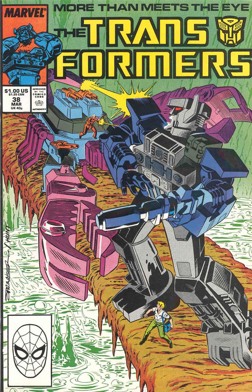 Read online The Transformers (1984) comic -  Issue #38 - 1