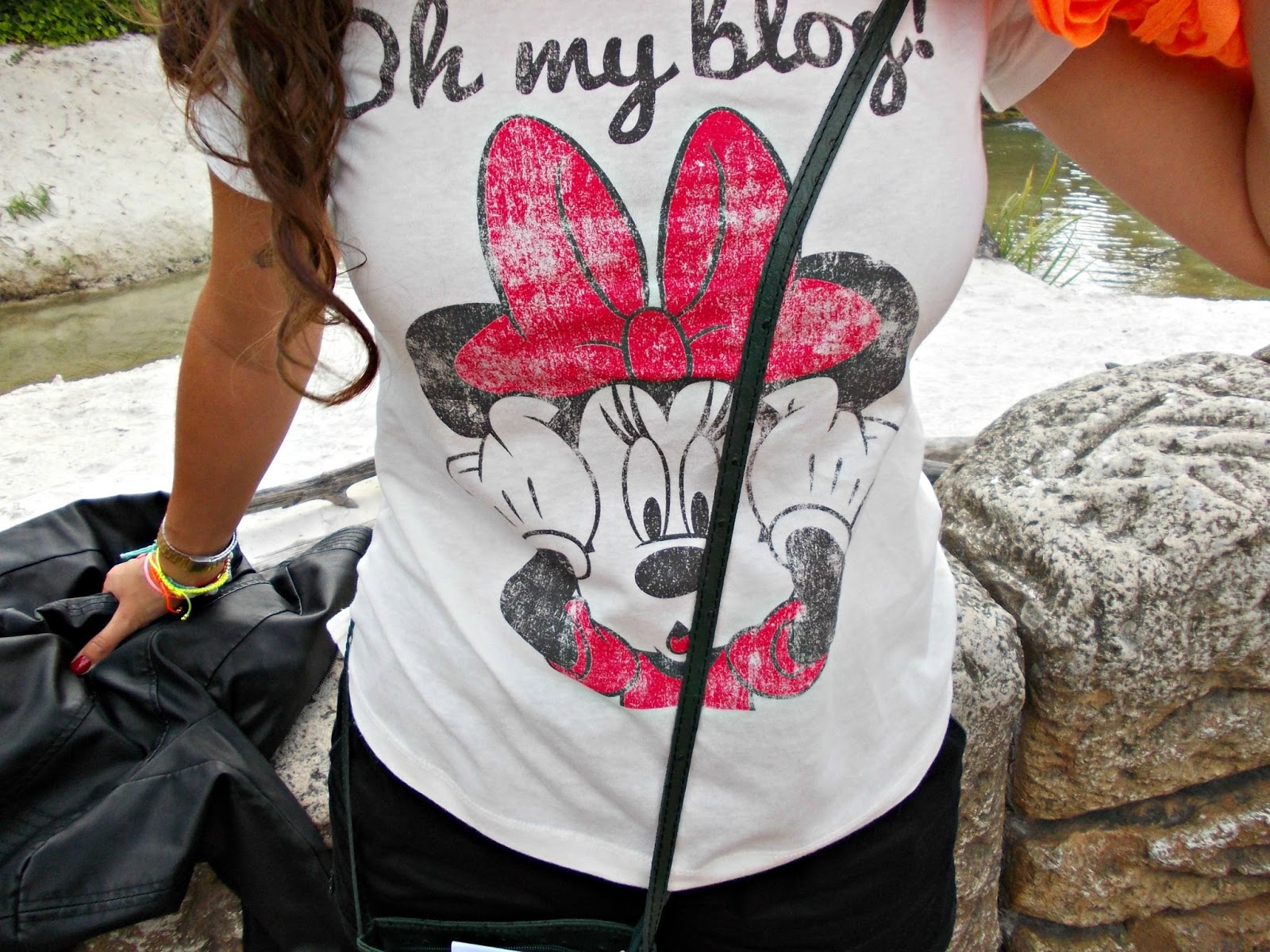 Two umbrellas in the rain Disneyland Paris, day 1