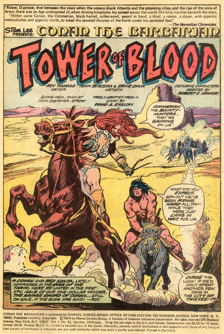 Read online Conan the Barbarian (1970) comic -  Issue #43 - 2