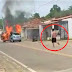 Após traição, homem incendeia carro, entra no veículo e morre carbonizado