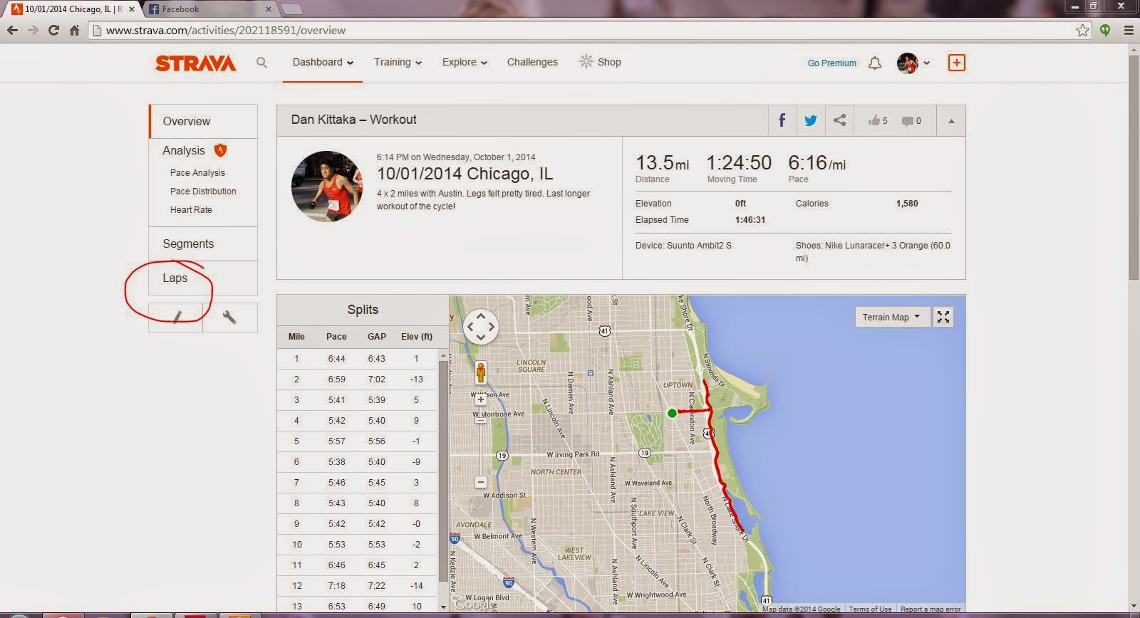 kansai kudasai STRAVA AID Viewing Lap Splits
