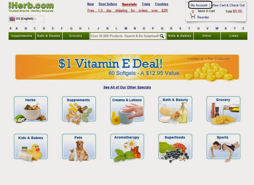 iHerbVitamins Order Instructions To Finland