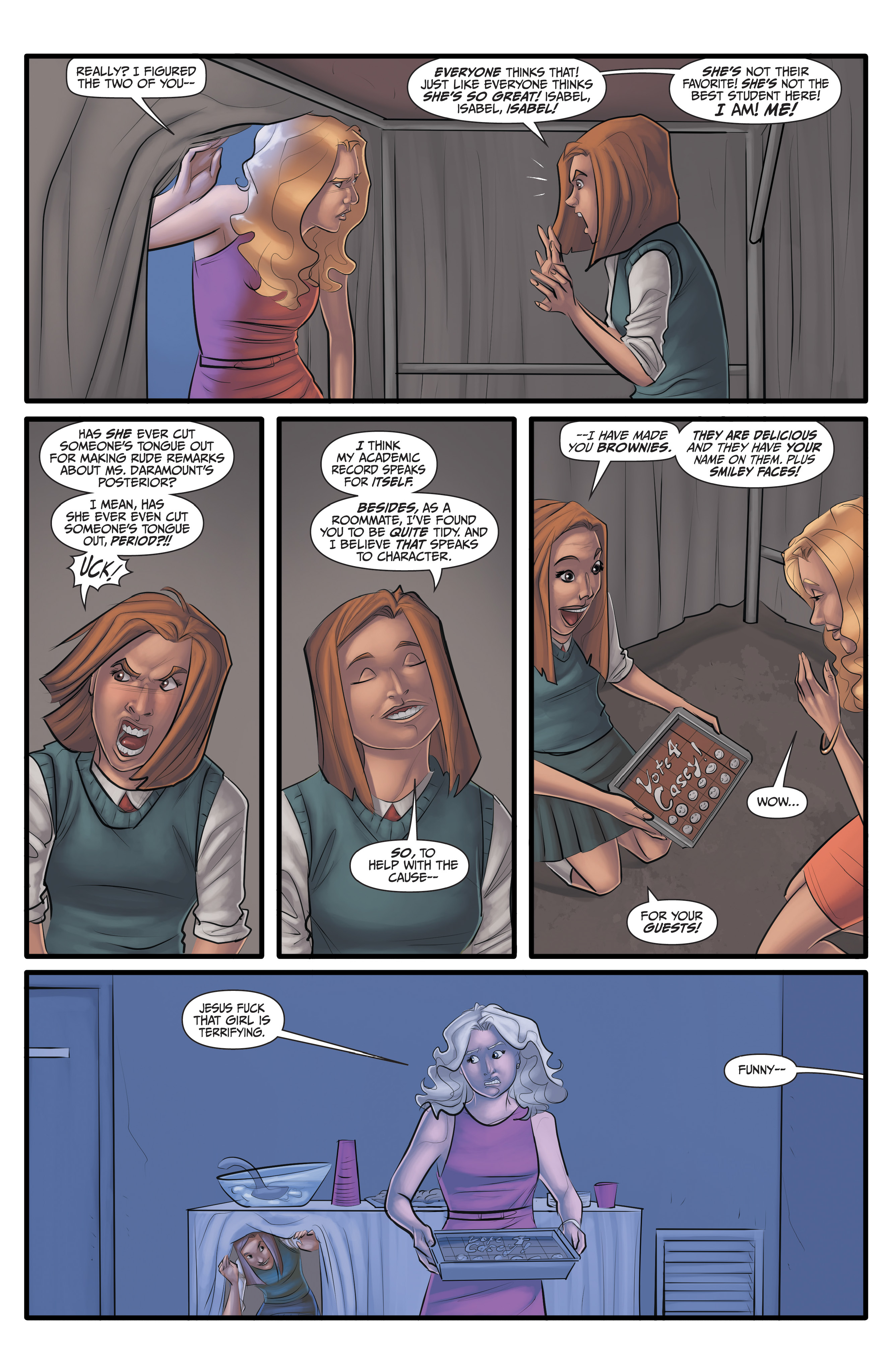 Read online Morning Glories comic -  Issue #47 - 17