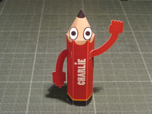 Charlie Paper Toy