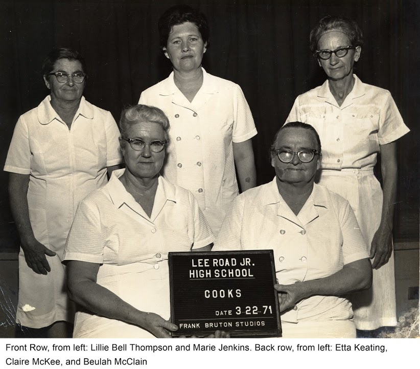 Tammany Family Lee Road Cafeteria Staff 1971
