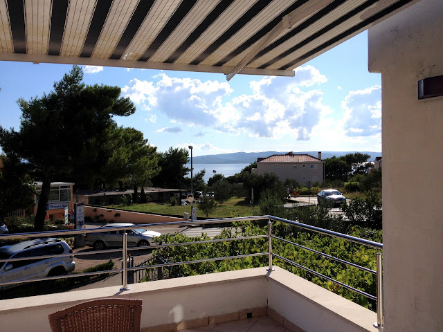 widok z apartamentu w Chorwacji widok z apartamentu w Chorwacji