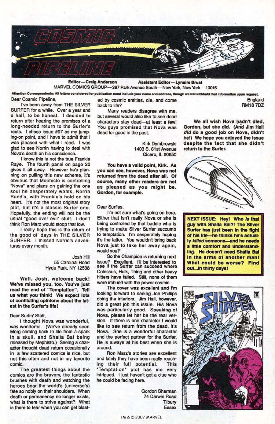 Read online Silver Surfer (1987) comic - Issue #100 - 49