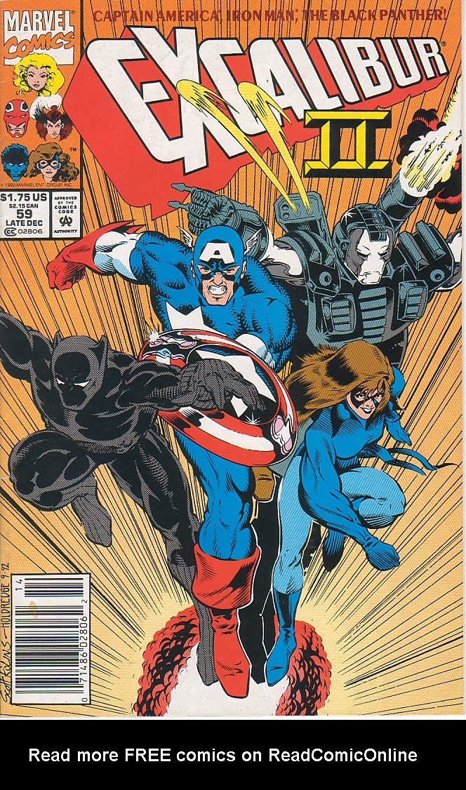 Read online Excalibur (1988) comic -  Issue #59 - 1