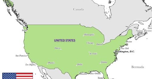 Negara Amerika Serikat (USA) : Peta, Jumlah Penduduk, dan Sistem