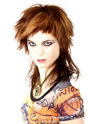 Verschiedene abgehackt Frisuren 2012
