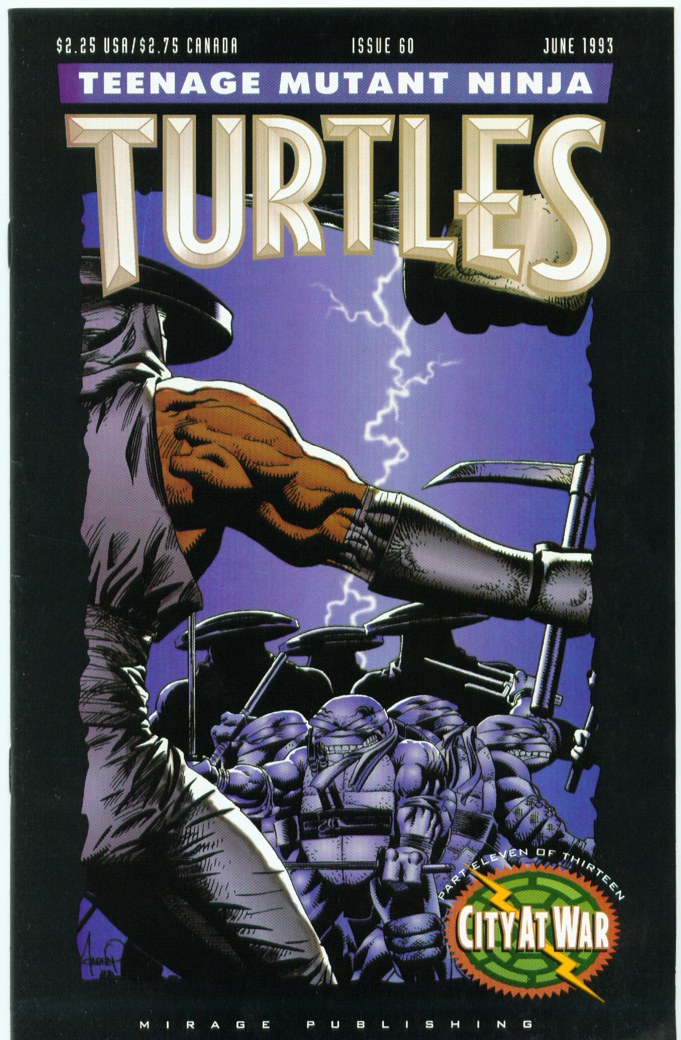Read online Teenage Mutant Ninja Turtles (1984) comic -  Issue #60 - 1