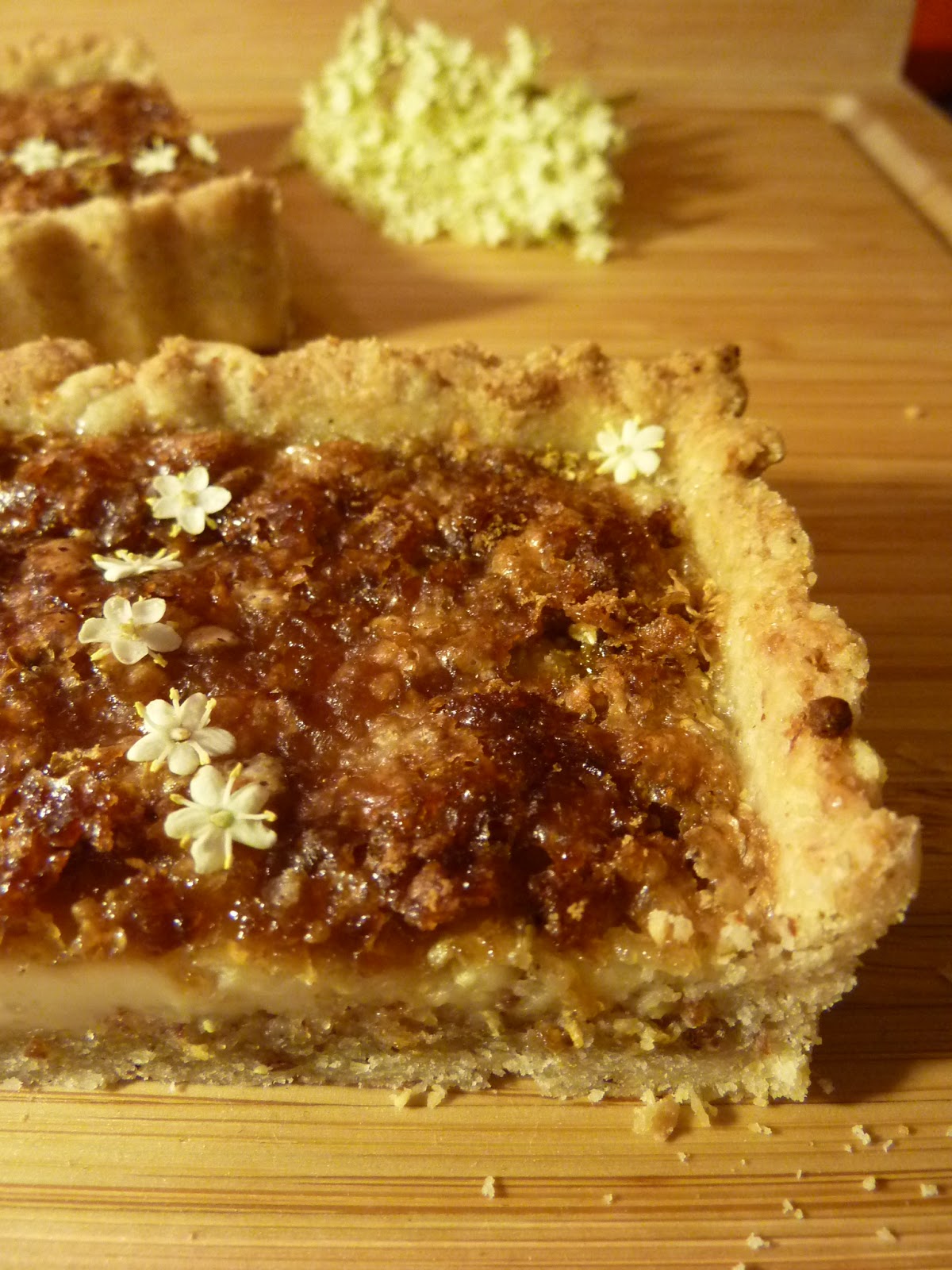 Tarte aux fleurs de sureau