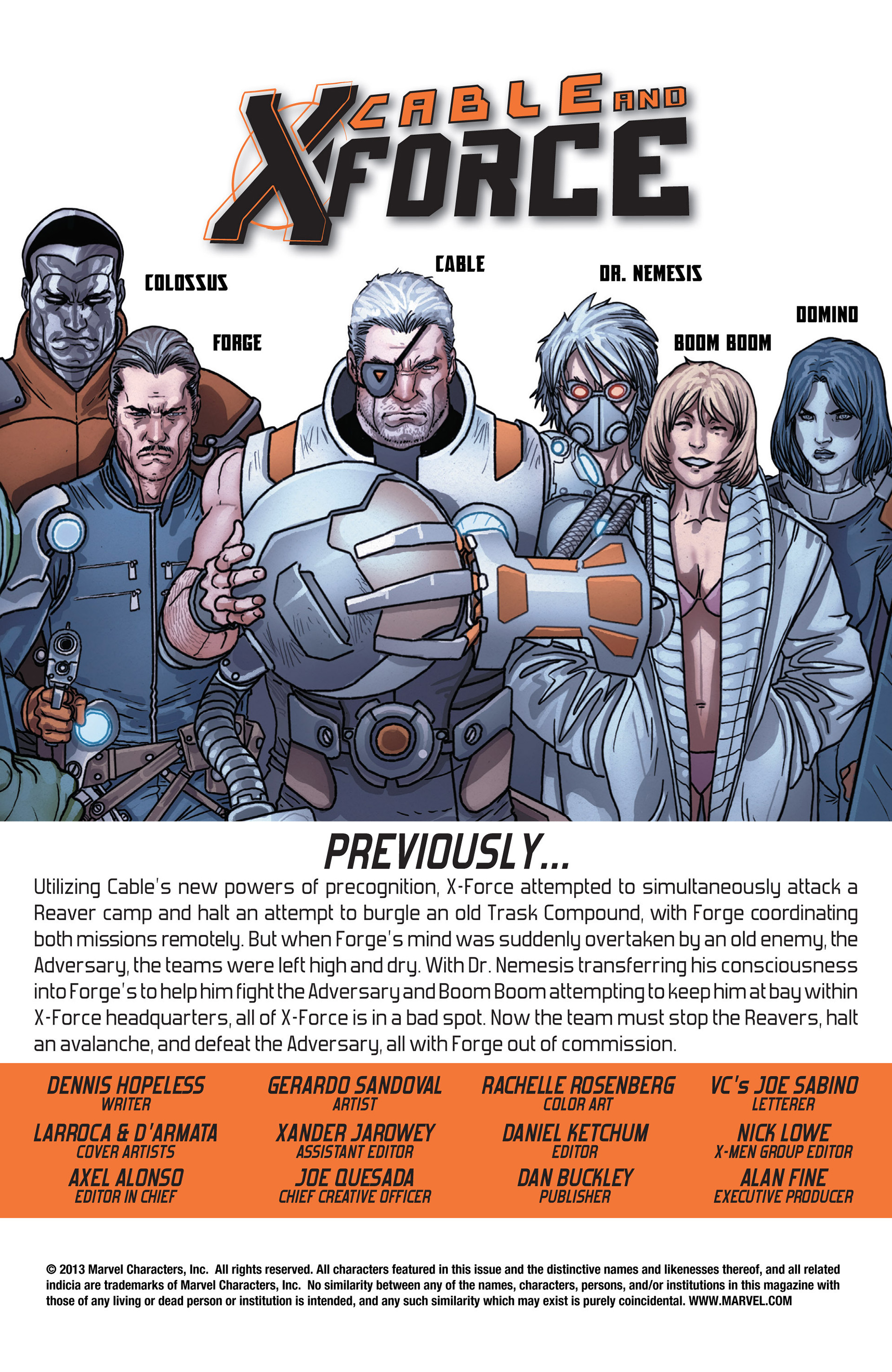 Read online Cable And X-Force comic -  Issue #17 - 2