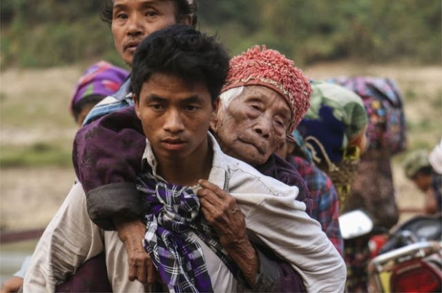 Kekerasan Di Myanmar Membuat Ribuan Orang Lari