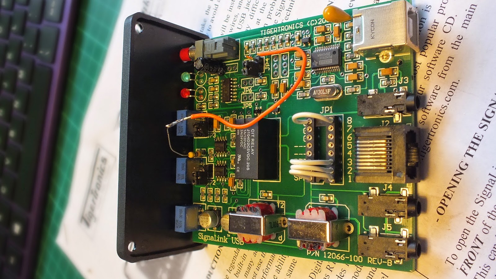 G0MGX In the Shack: The Tigertronics Signalink USB