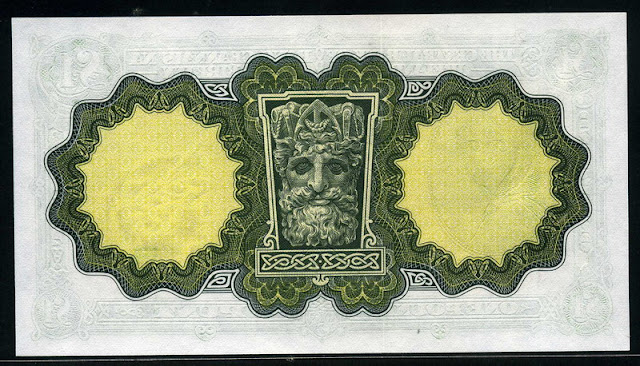 Ireland currency paper money pound Lady Lavery