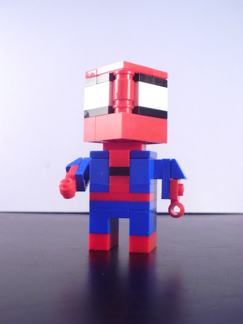 MOC LEGO Homem-Aranha (spiderman) versão cube
