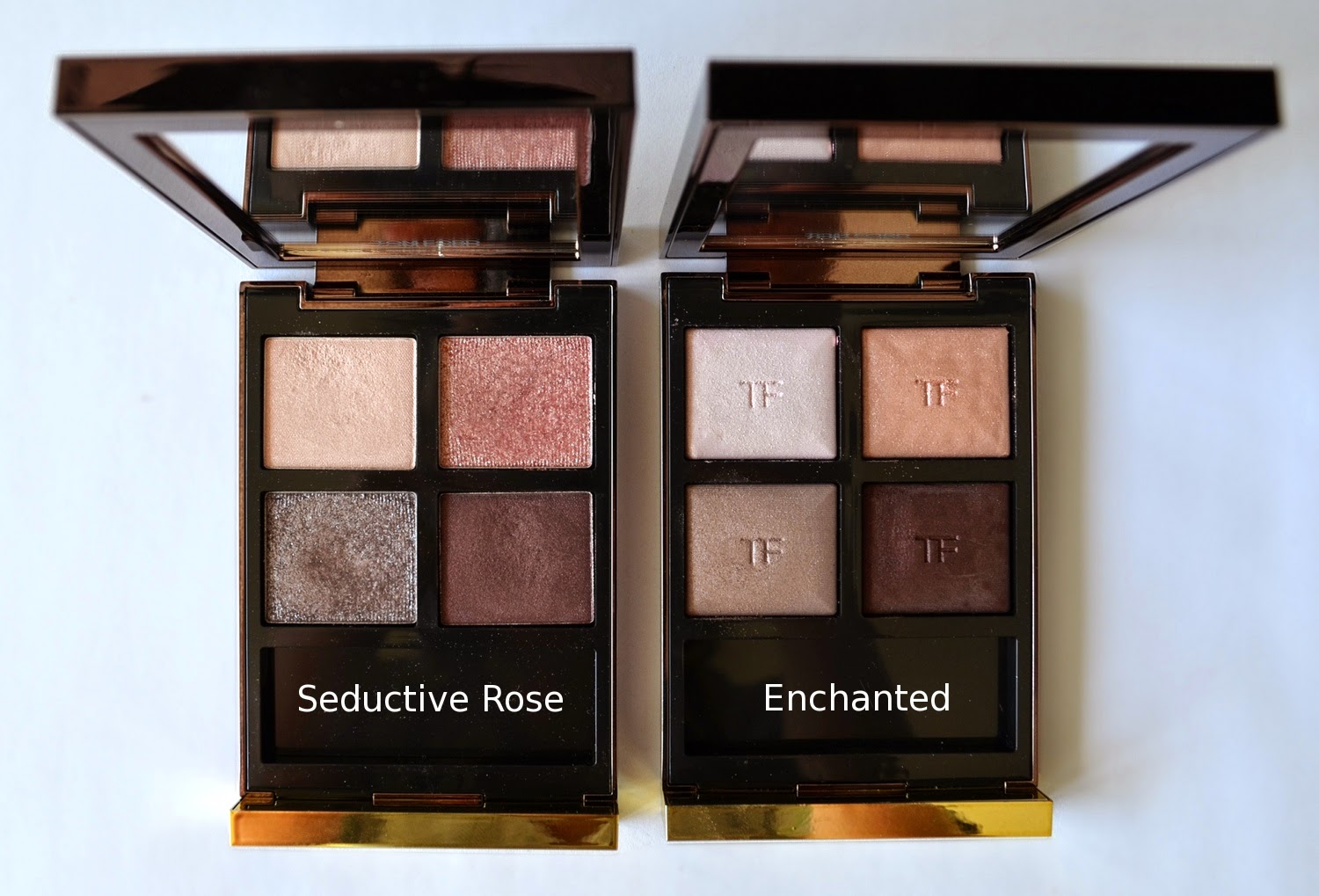 Blog Post Series Tom Ford Quads II: Seductive Rose (Asia Exclusive) (vs.  Enchanted, Limited Edition) | Color Me Loud