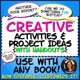 https://www.teacherspayteachers.com/Product/Creative-Activities-for-ANY-Novel-or-Short-Story-with-Handouts-77190