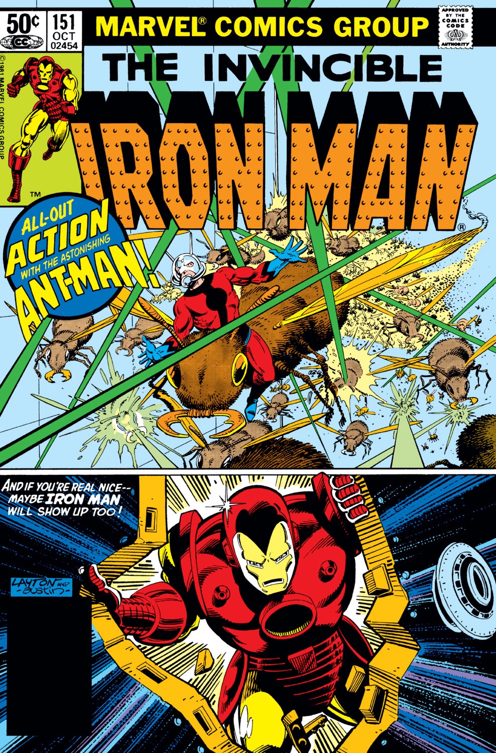 Read online Iron Man (1968) comic -  Issue #151 - 1