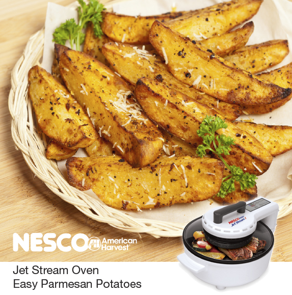 Nesco Blog Jet Stream Oven Easy Parmesan Potatoes