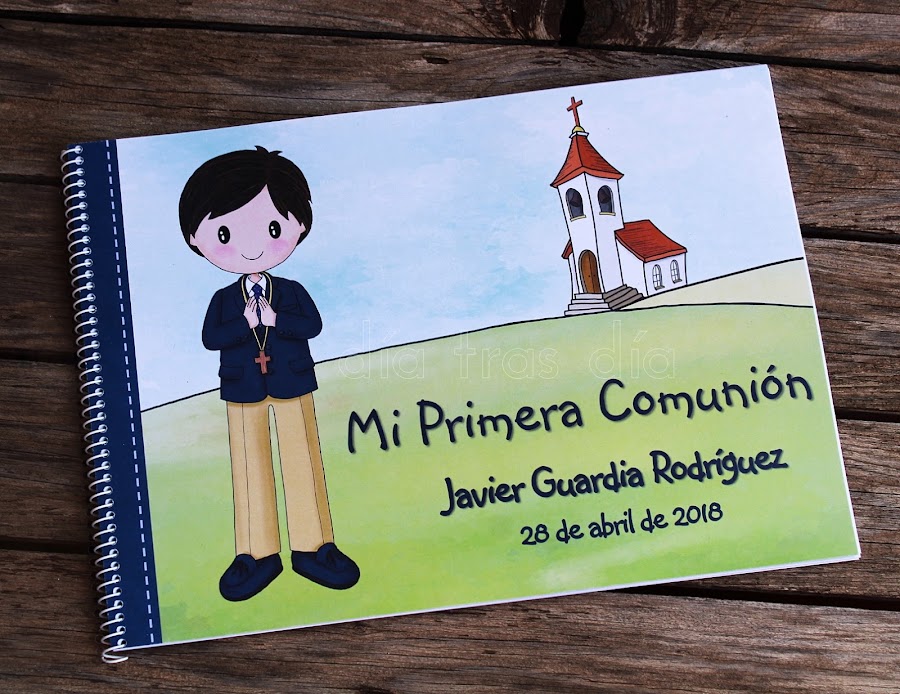 Libro de firmas Primera Comunión