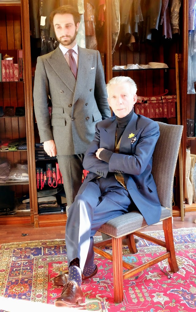Masters of Style Edward Sexton bespoke tailor Grey Fox