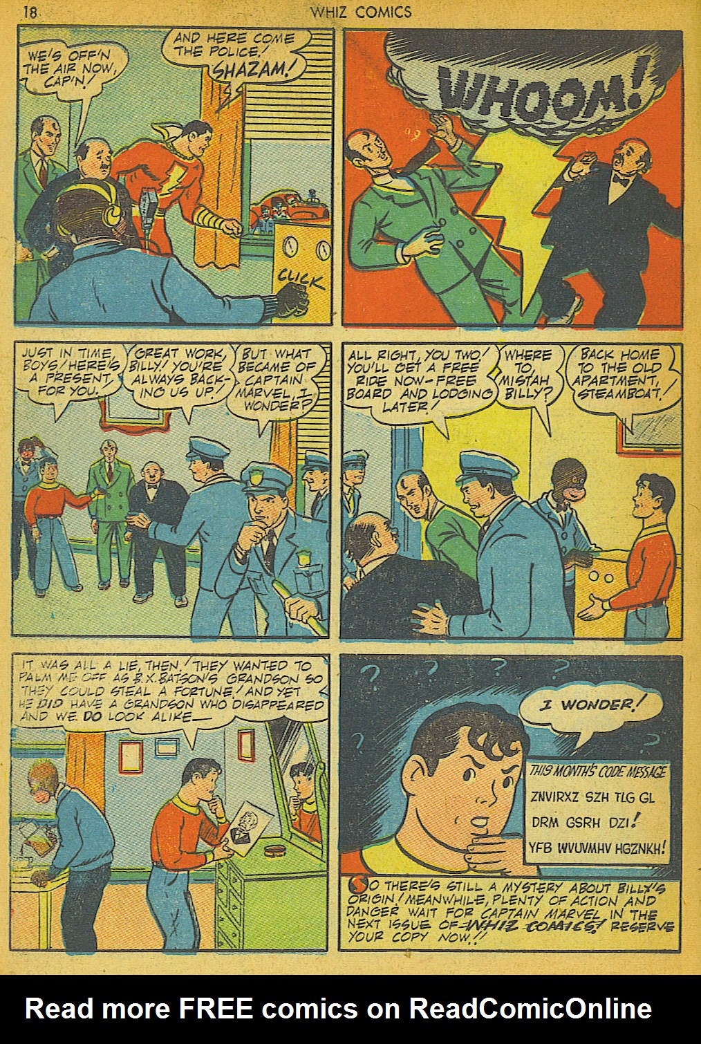 Read online WHIZ Comics comic -  Issue #30 - 18