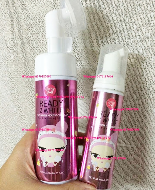 Cathy Doll Ready 2 White: 2 IN 1 Bubble Mousse Cleanser with brush (120ml) Fungsi: . - diperbaharui dengan kebaikan Glutathione & Arbutin yang mempercepatkan lagi proses pemulihan dan pemutihan kulit wajah ! - khasiat Vitamin E & Collagen membantu membersihkan kulit wajah dengan lebih efektif ! - pencuci muka dalam bentuk mousse - buih-buihnya bertindak sebagai agen pembersih secara menyeluruh & mendalam untuk kulit yang lebih cerah berseri - diperkaya dengan protein susu yang melembap dan menganjalkan kulit - mampu menanggalkan kekotoran & blackhead pada wajah dengan lembut & berkesan - mengecilkan liang roma dan mengurangkan masalah kulit kering dan berminyak - whitening - brightening - moisturising - pore tightening Harga: RM 35 S/M..RM40 S/S..FREE POSTAGE WHATSAPP 0179187696 . . #cathydoll #cathydollmurah #cathydollpromo #cathydollsale #cathydolloriginal #cathydollproduct #cathydollhappysale #sayajual #sayajualcathydoll #karmartmalaysia #karmartsproduct #cathydollmalaysia #bazarpaknil #swapreview #exchangereview #cathydollready2white #ready2white #ready2whitebubblemoussecleanser #readytwowhite .