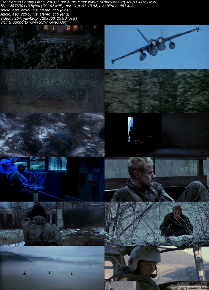 Behind Enemy Lines (2001) Dual Audio Hindi 480p BluRay