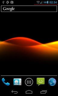 abstract waves live wallpaper