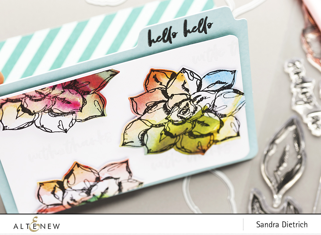 Easy DIY Folder with Altenew Inked Flora Stamp Set
