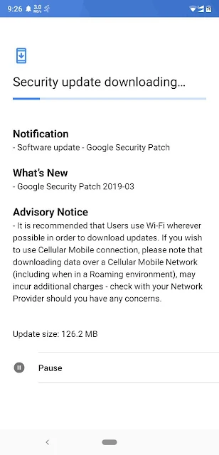 Nokia 8.1 receiving March 2019 Android Security Update