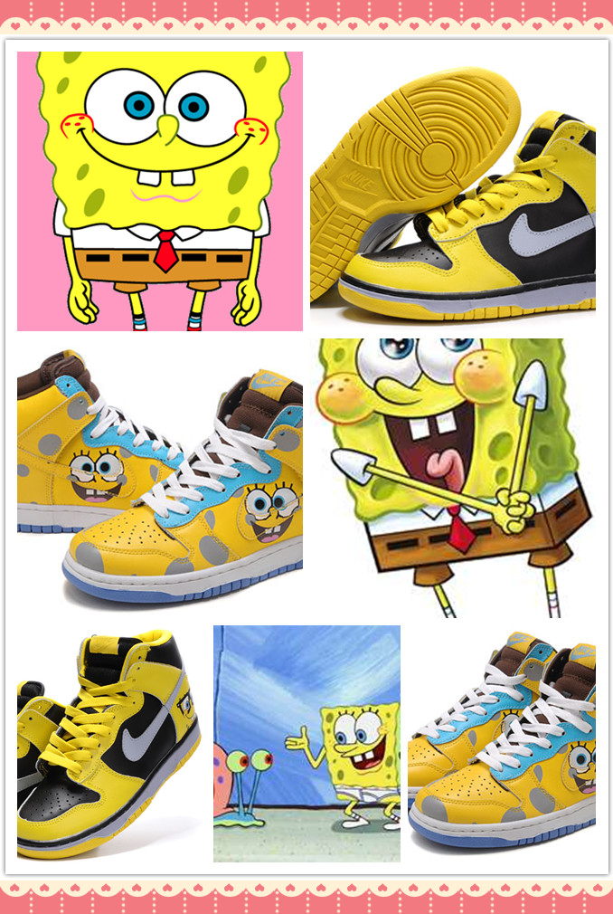 custom spongebob sneakers