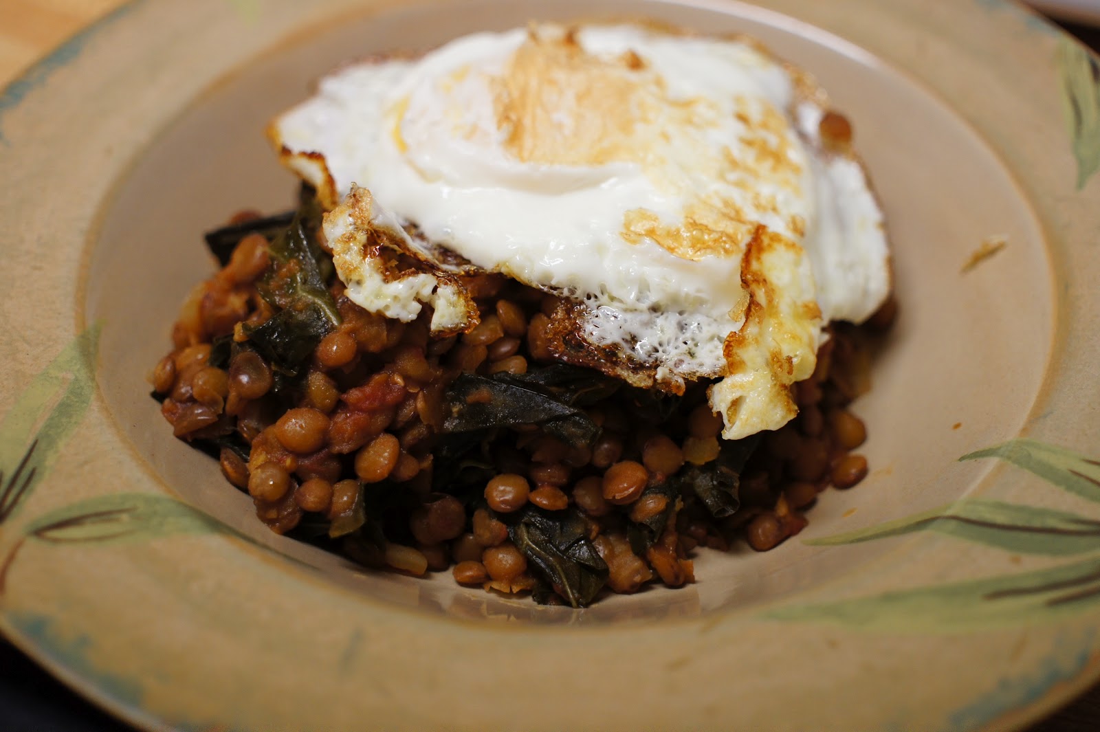 Chefette Lentils with Broccoli Greens