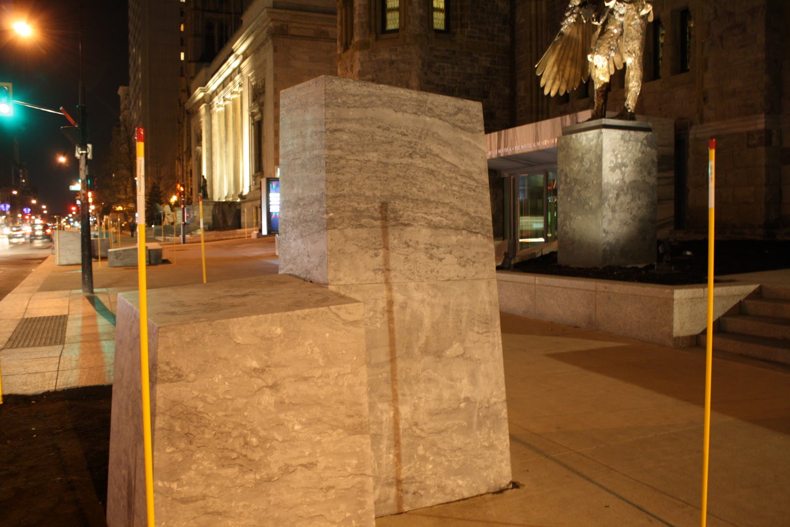 c.m.r Bad Urban Design and Public Art Installation the MMFA's