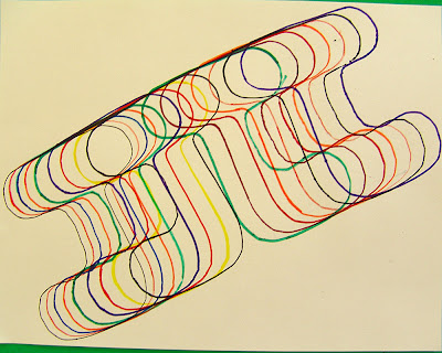 Cool Stuff Art Gallery: Letter Initial Drawing Art Project