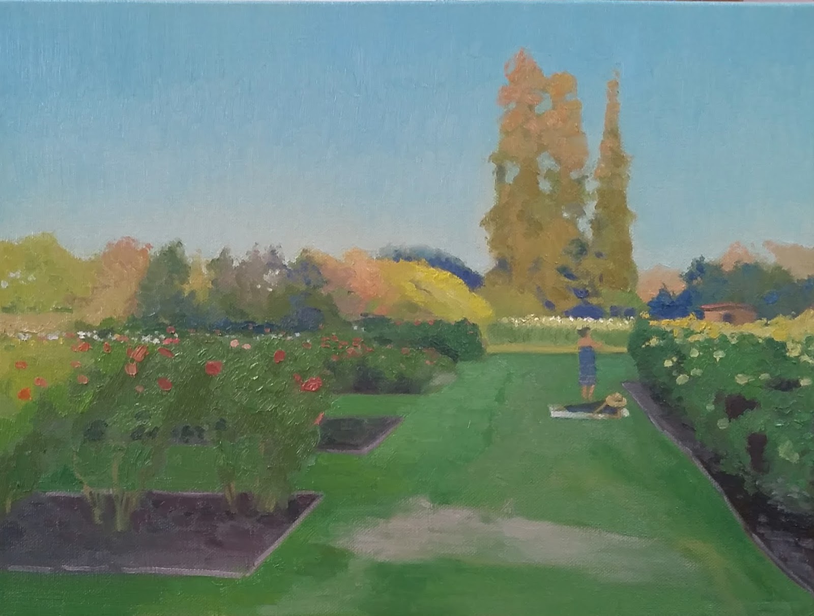 Brian Estill Painting And Life Picnic At The Rose Garden Brian Estill Painting And Life Picnic At The Rose Garden