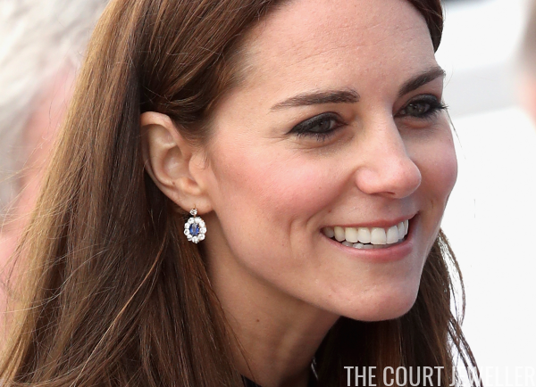 Kate's Jewelry Box: Diamond and Sapphire Cluster Drop Earrings | The ...