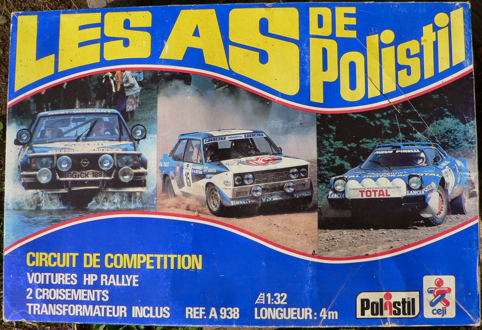 Voiture 4x4 Polistil Adventures - Circuit électrique Vintage Années 80 - Occasion, Voiture Neuve, Boîte Abîmée