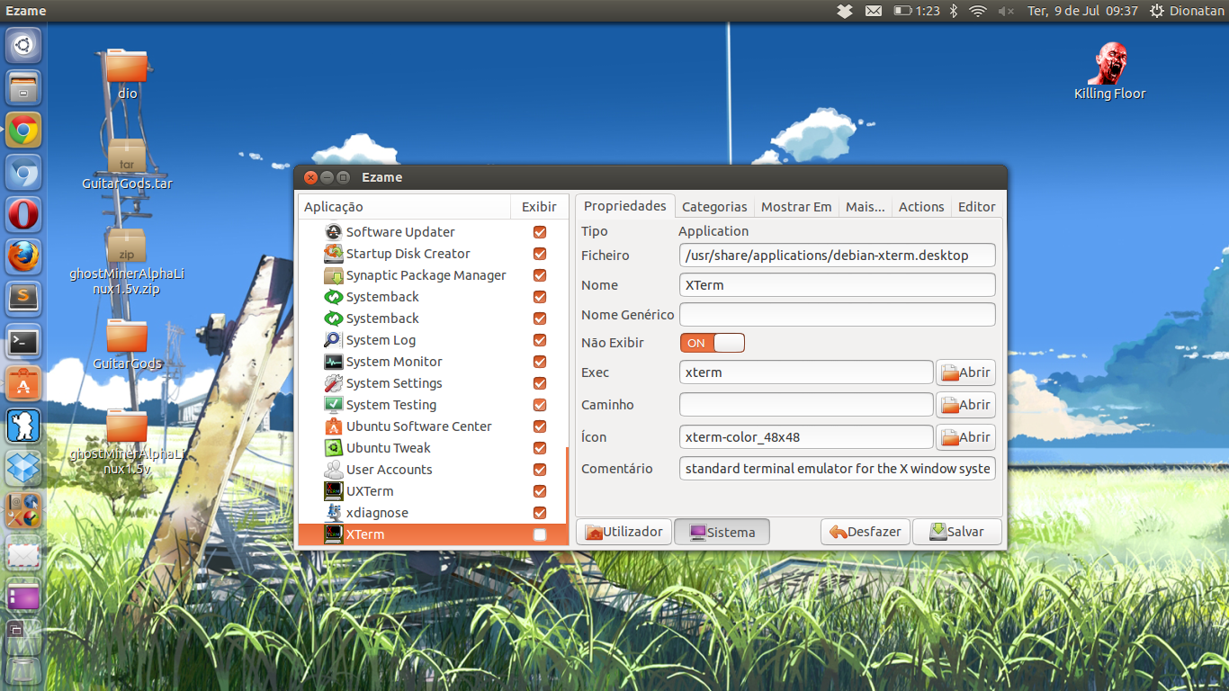 Ezame Um novo editor de Menus para Ubuntu Diolinux